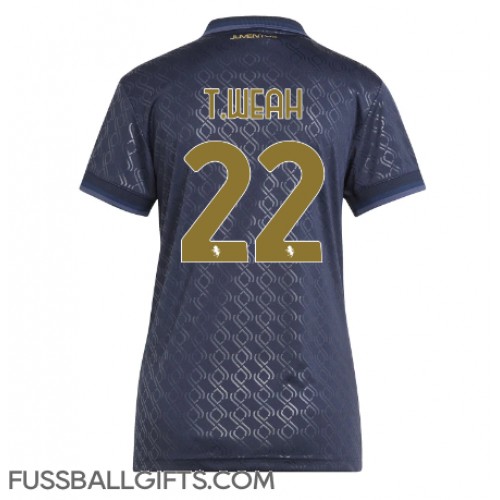 Juventus Timothy Weah #22 Fußballbekleidung 3rd trikot Damen 2024-25 Kurzarm